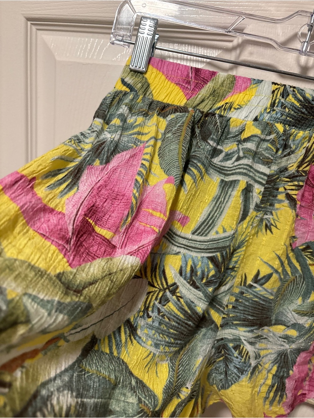 Cynthia Rowley Tropical Wrap Skort Shorts Medium 100% Rayon - Picture 5 of 10